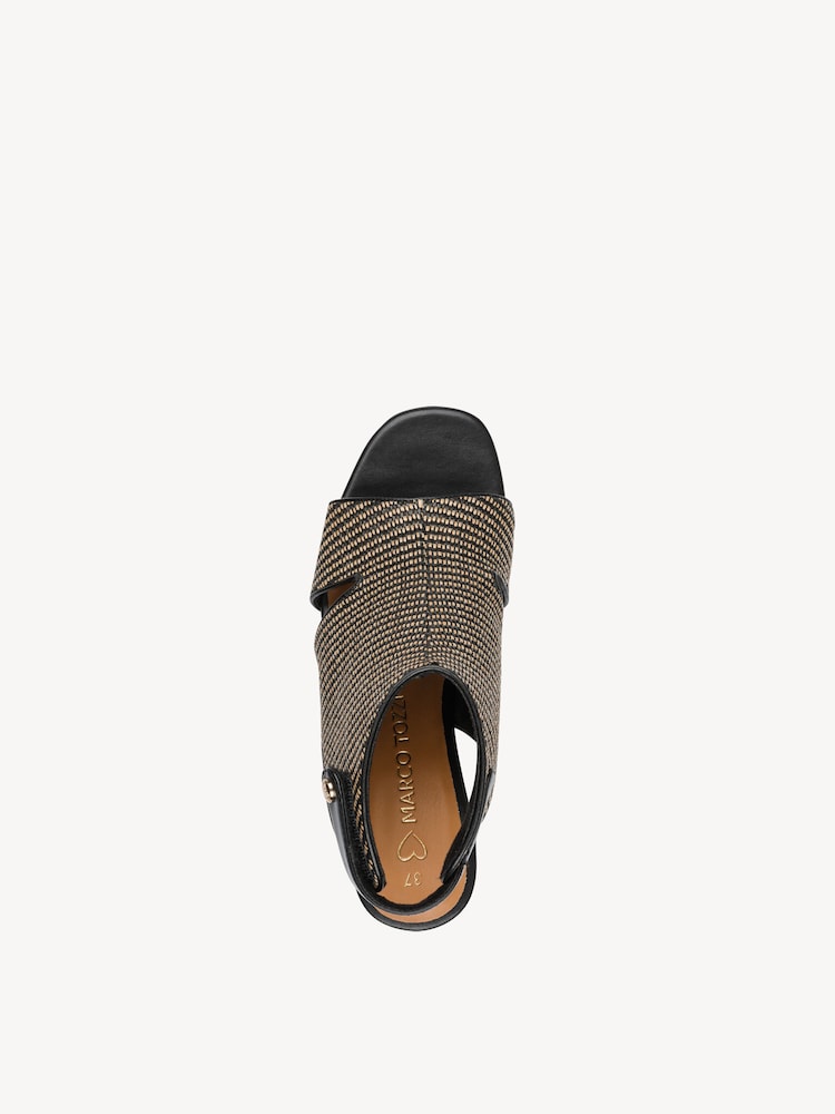Marco Tozzi, Sandalo - nero BLACK COMB, immagine 3 di 6