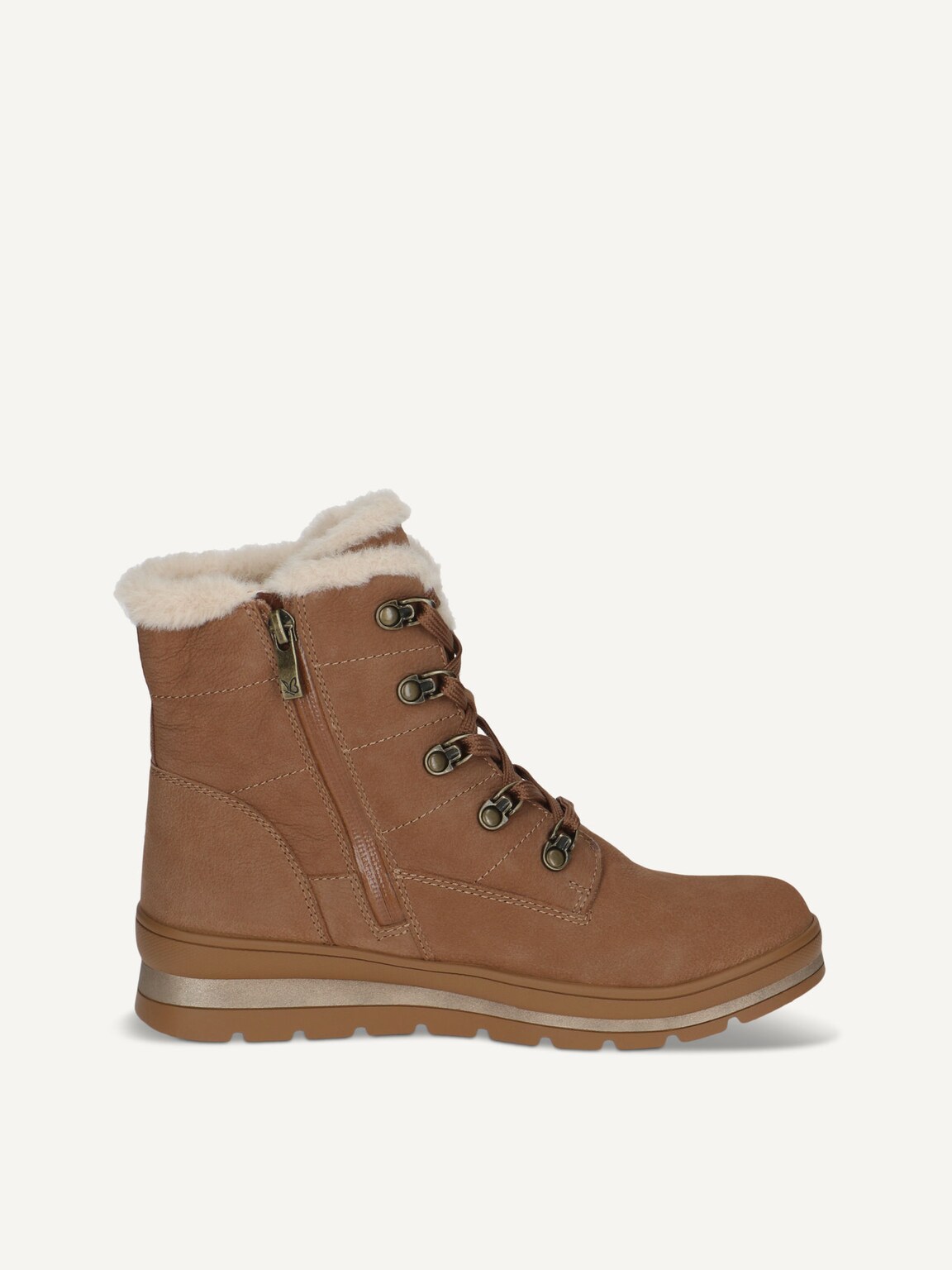 Caprice, Bootie - brown warm lining NUT NUBUC, image 3 of 5