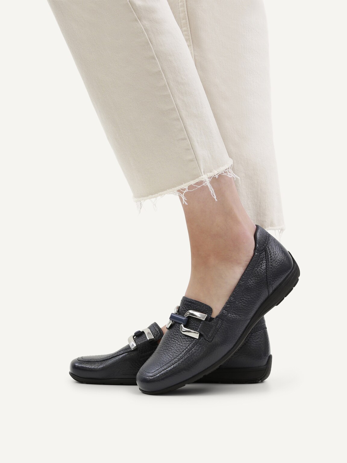 Caprice, Leather Moccasin - blue OCEAN DEER, image 2 of 6