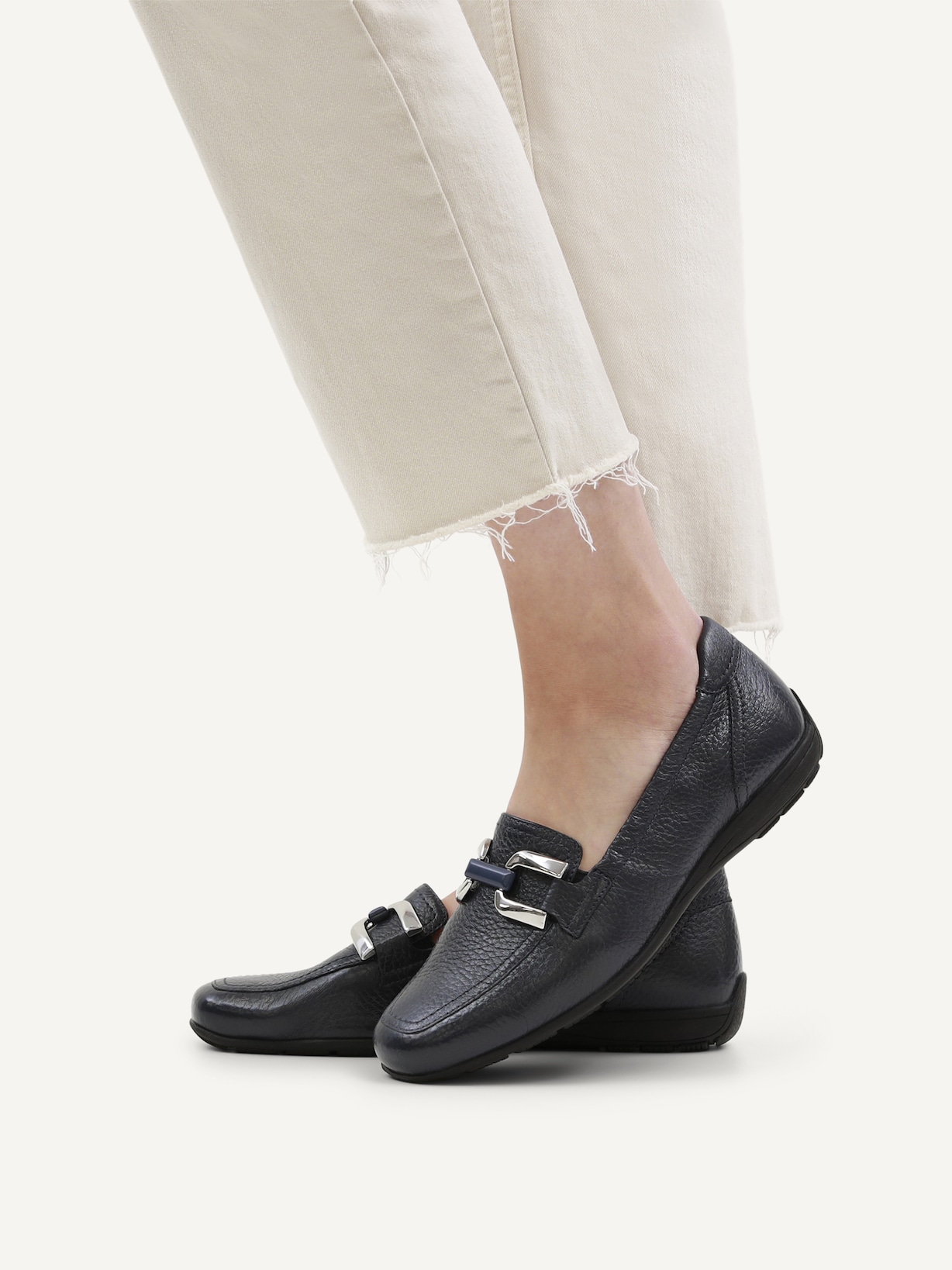 Caprice, Mocassin en cuir - bleu OCEAN DEER, image 2 sur 6