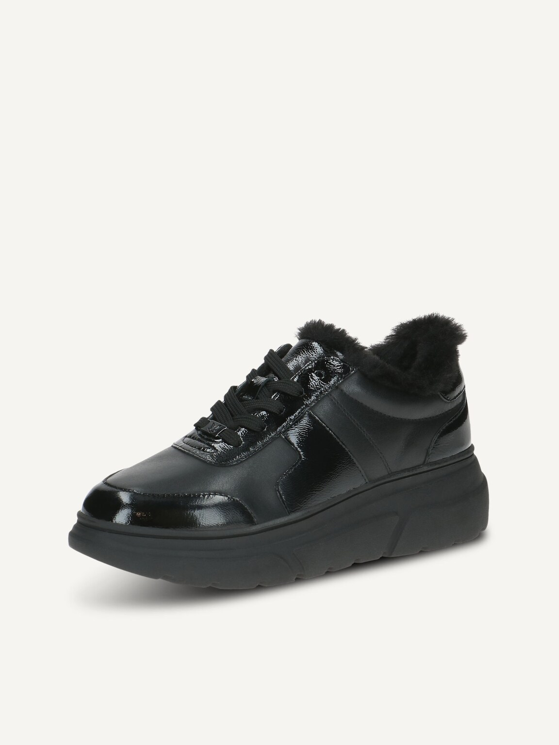 Caprice, Leather Sneaker - black BLACK COMB, image 1 of 5