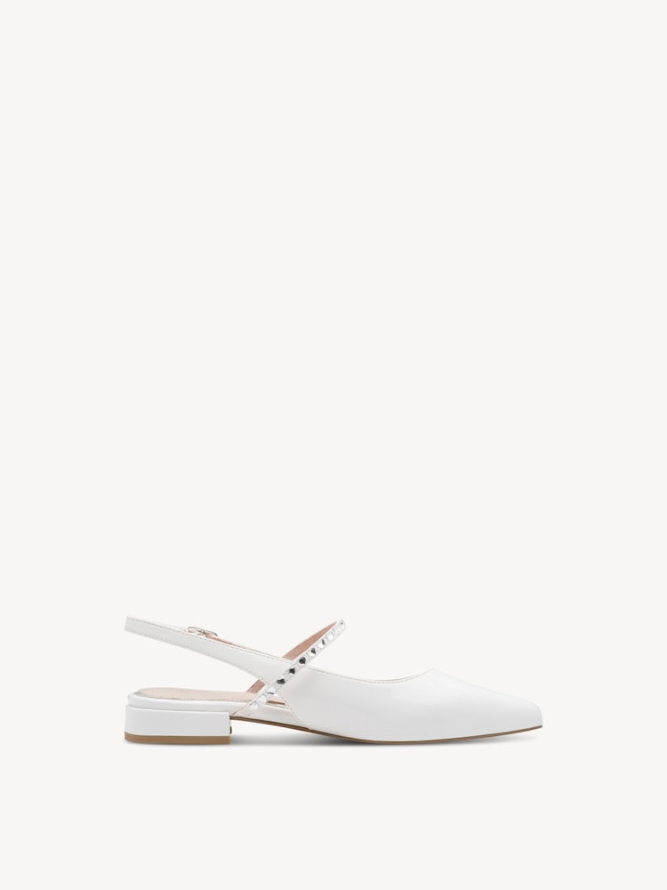 Marco Tozzi, Ballerina - beige IVORY PATENT, immagine 7 di 7