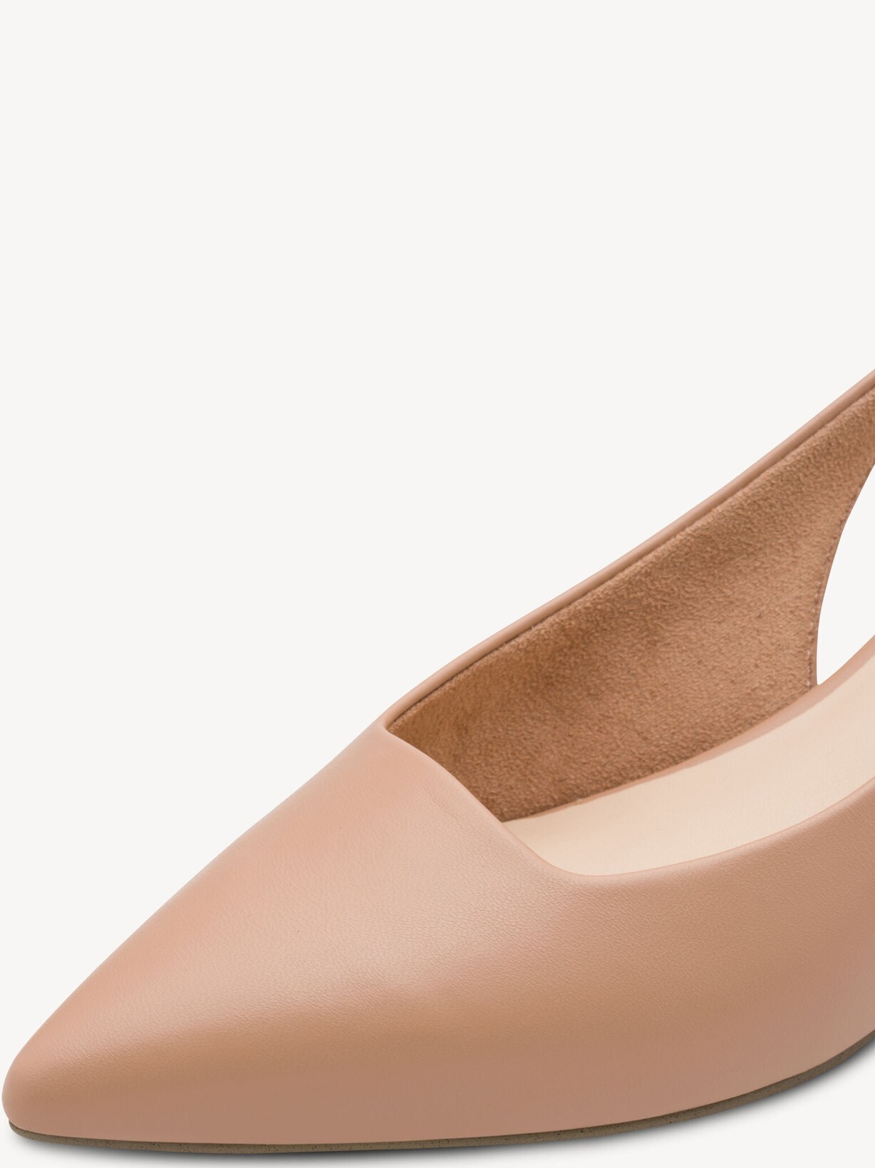 Marco Tozzi, Læder slingpumps - rosa NUDE, billede 4 af 7
