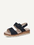 Not selected, Caprice, Leather Sandal - blue OCEAN SUEDE