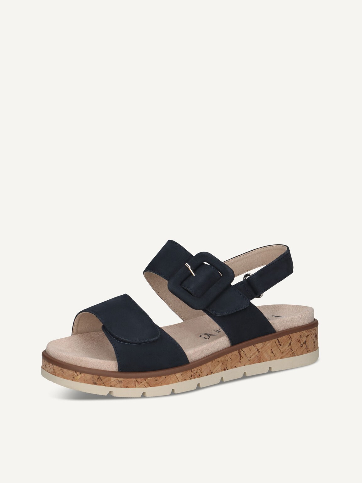 Caprice, Leather Sandal - blue OCEAN SUEDE, image 1 of 5