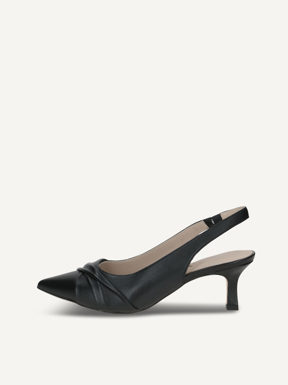 Caprice, Leather sling pumps - black BLACK NAPPA, image 2 of 5