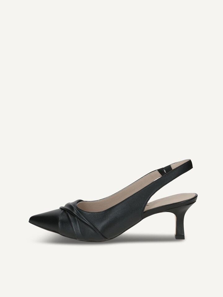 Caprice, Escarpin en cuir - noir BLACK NAPPA
