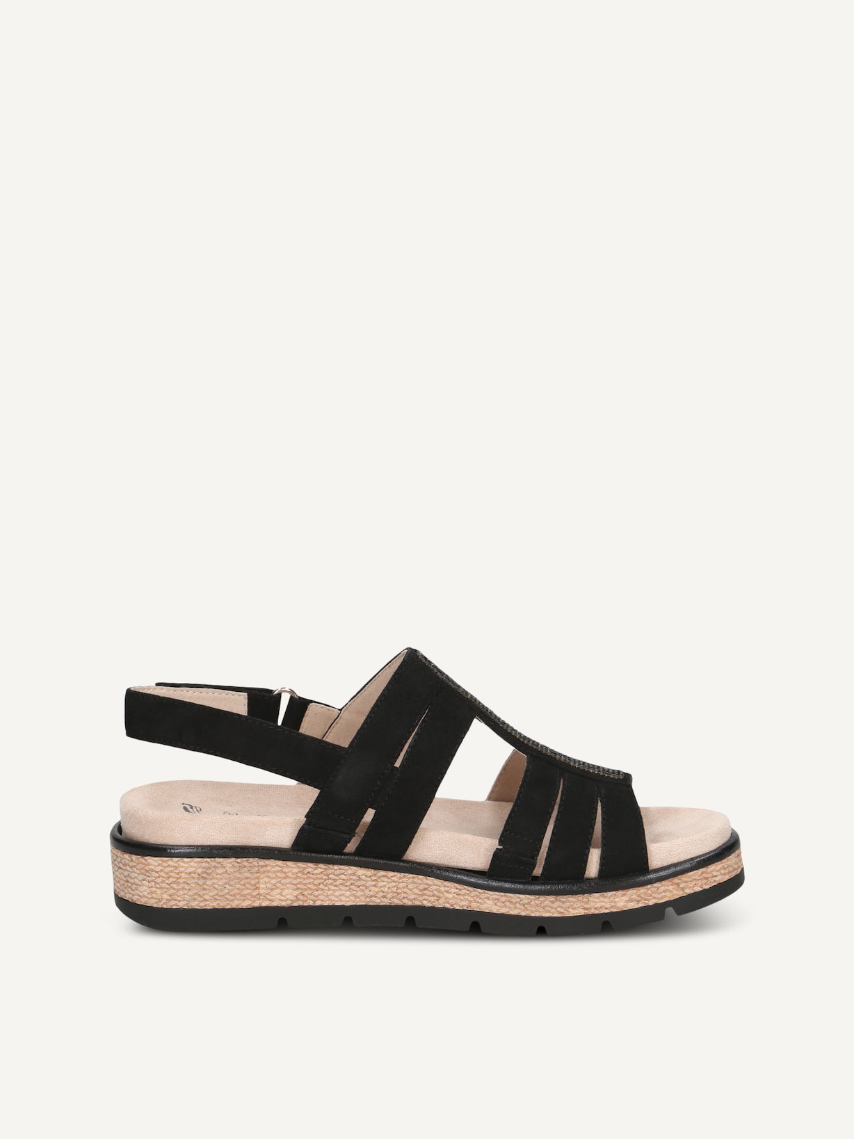 Caprice, Sandale - noir BLACK SUEDE, image 3 sur 5