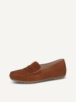 Not selected, Caprice, Leather Moccasin - brown COGNAC SUEDE