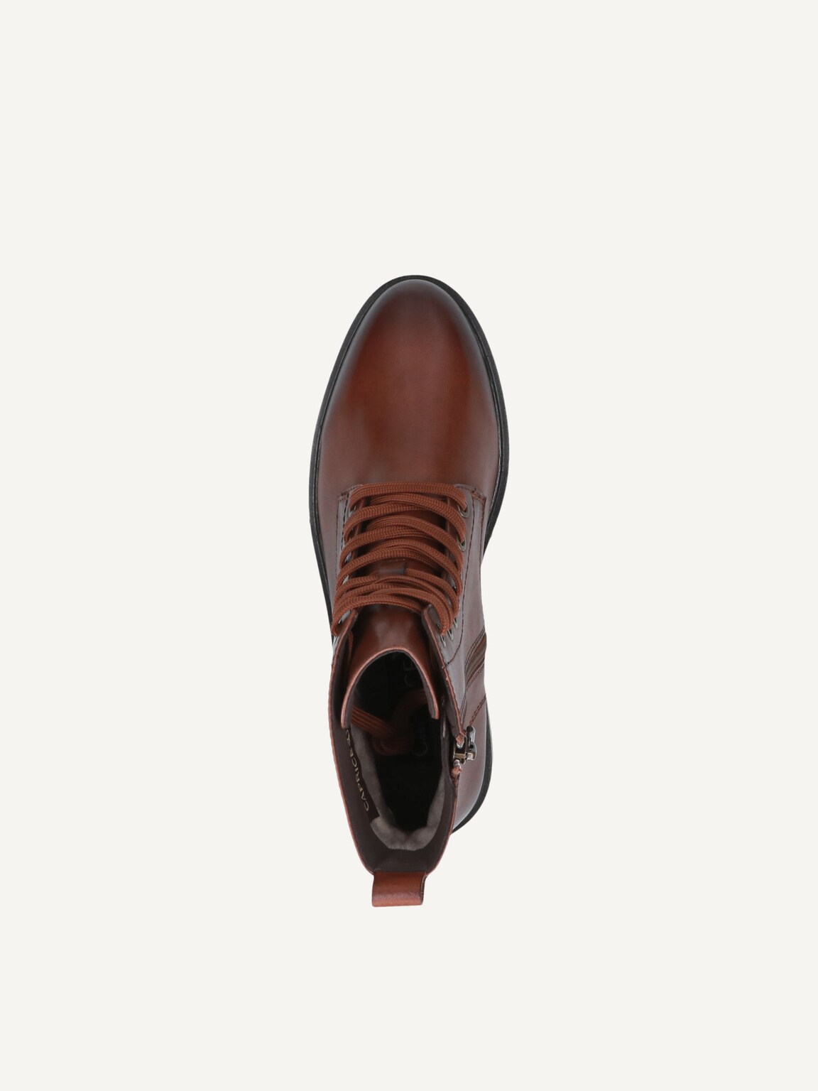 Caprice, Leather Bootie - brown COGNAC NAPPA, image 5 of 5