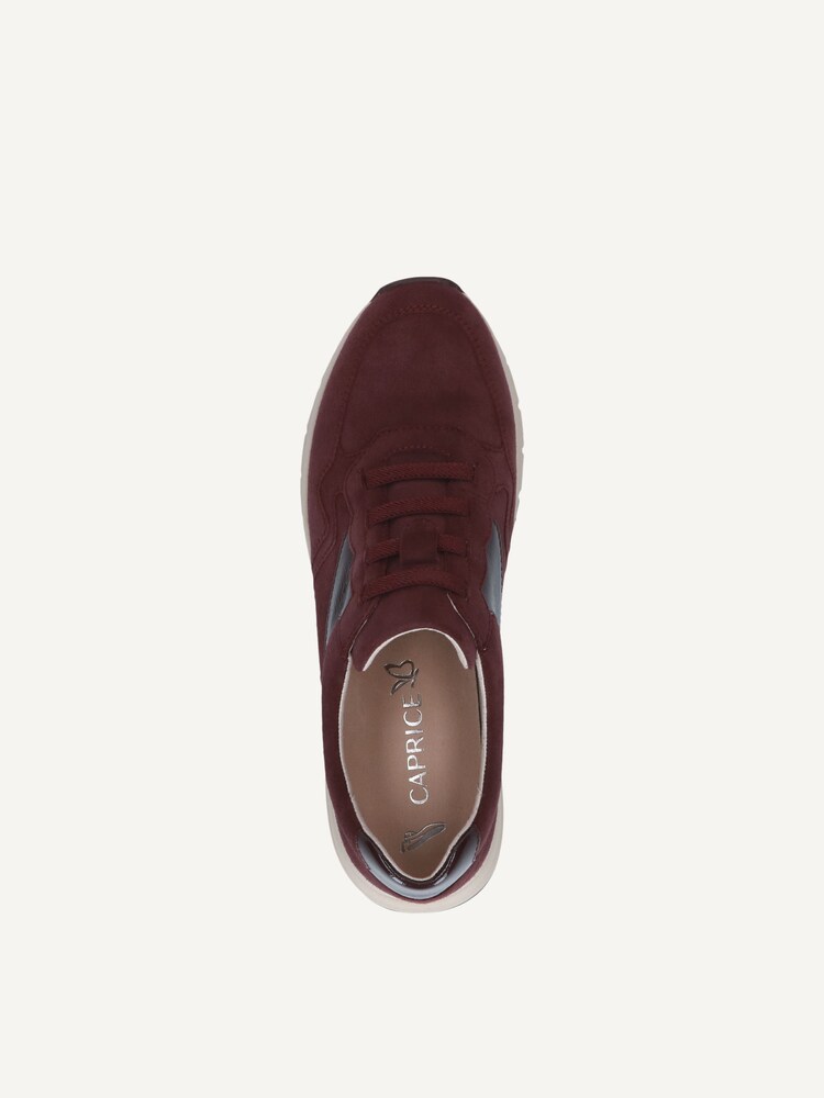 Caprice, Leather Sneaker - red BORDEAUX COMB, image 6 of 6