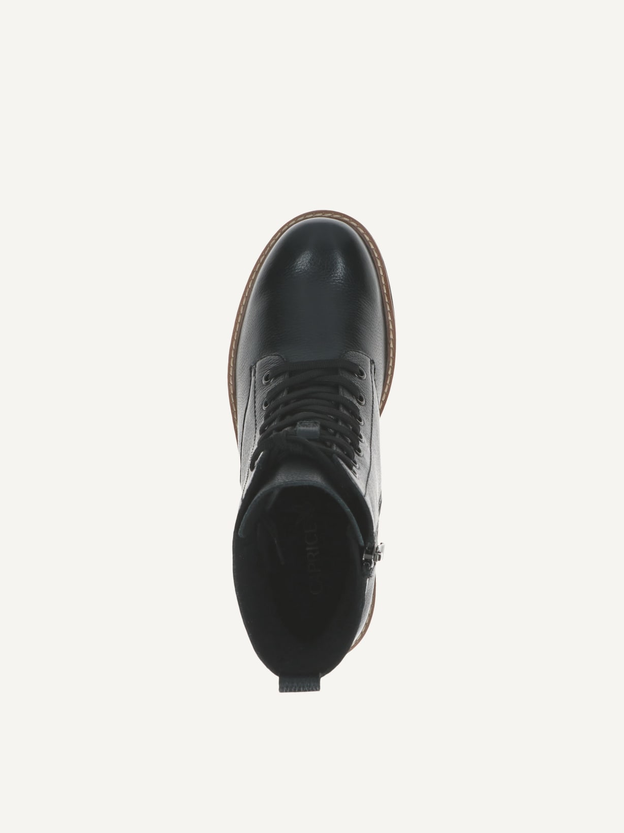 Caprice, Bottine en cuir - noir doublure chaude BLACK NAPPA, image 4 sur 5