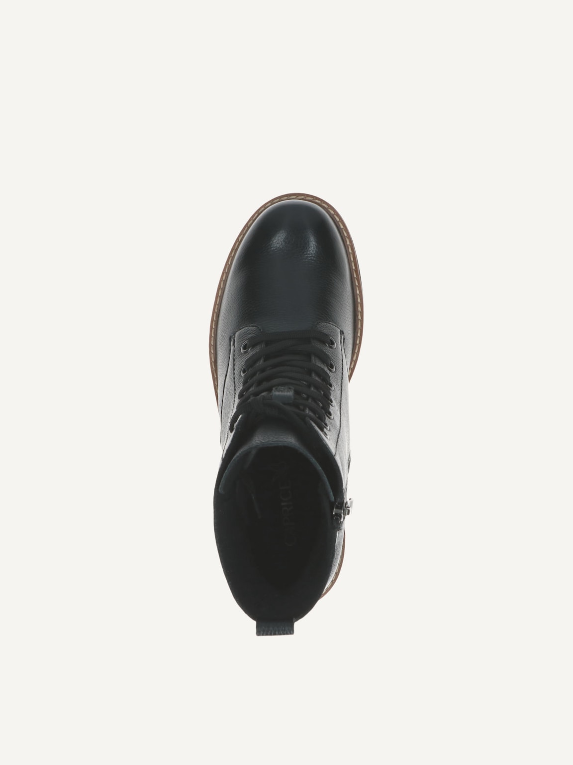 Caprice, Leather Bootie - black warm lining BLACK NAPPA, image 5 of 5
