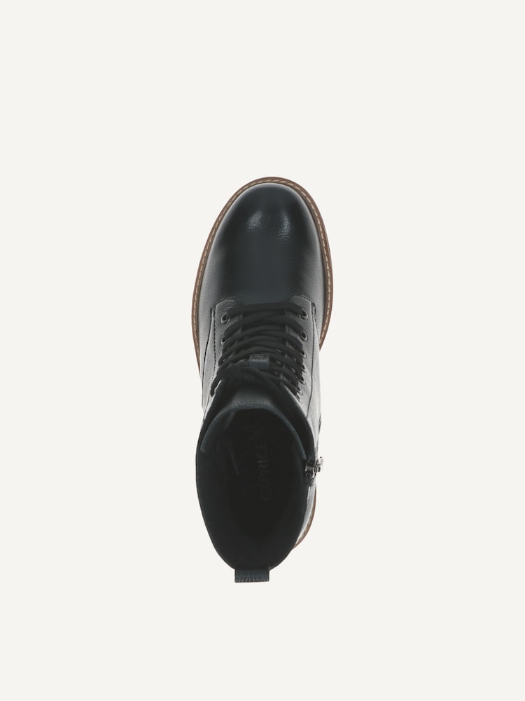 Caprice, Bottine en cuir - noir doublure chaude BLACK NAPPA, image 4 sur 5