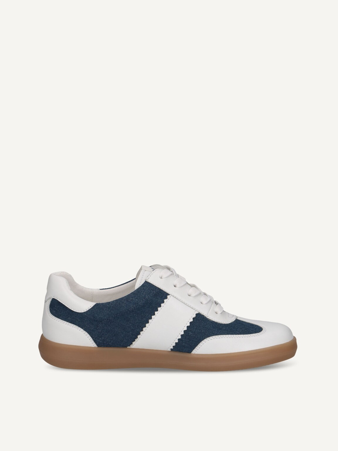 Caprice, Leather Sneaker - offwhite WHITE/JEANS, image 3 of 5