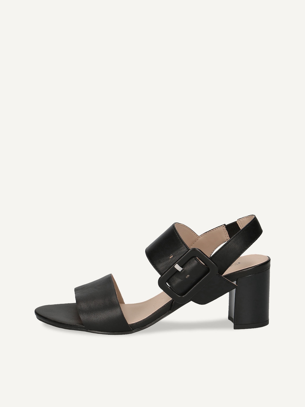 Caprice, Sandale à talon en cuir - noir BLACK NAPPA, image 1 sur 5
