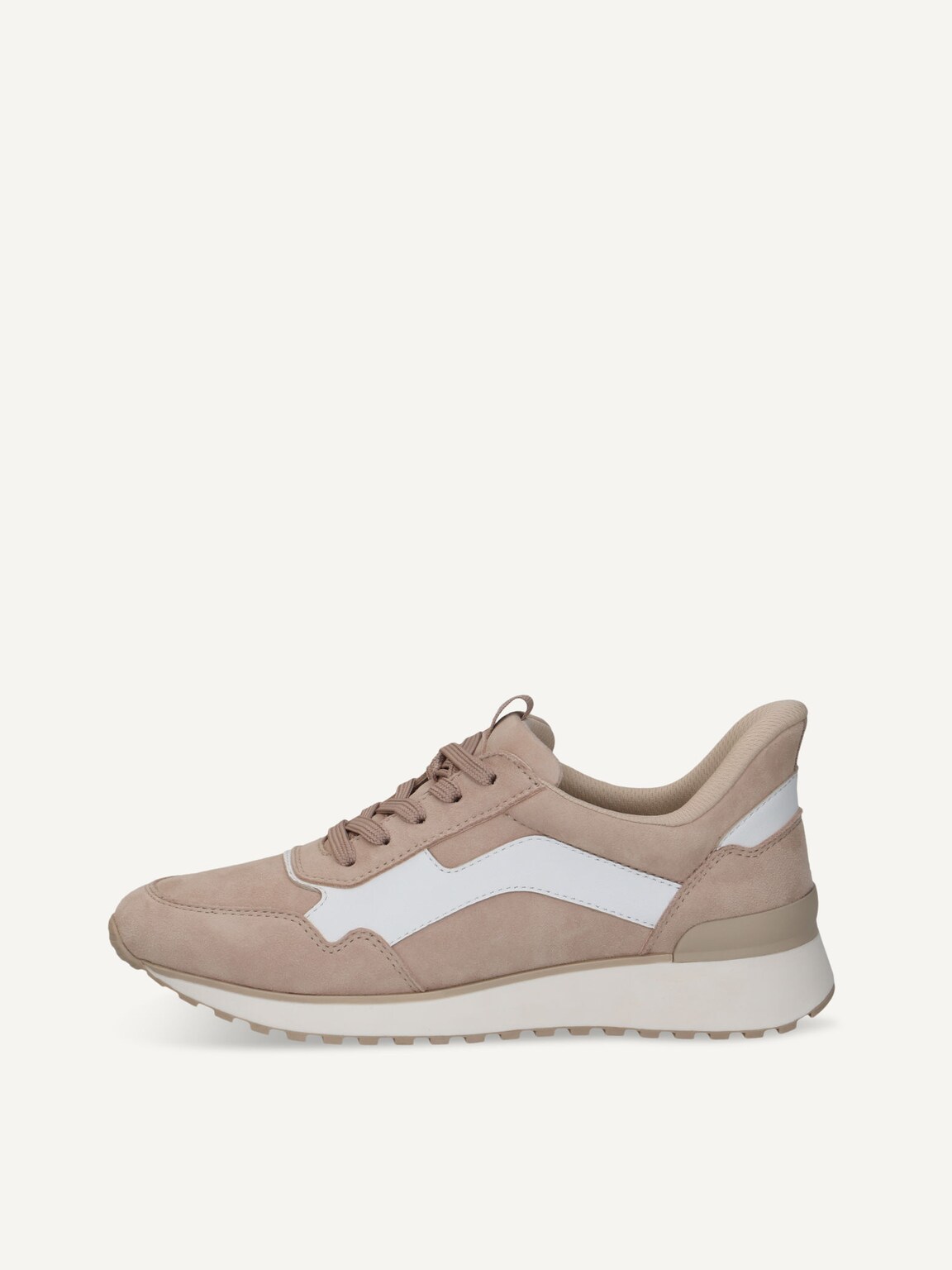 Caprice, Leather Sneaker - beige CREAM SUEDE, image 2 of 5