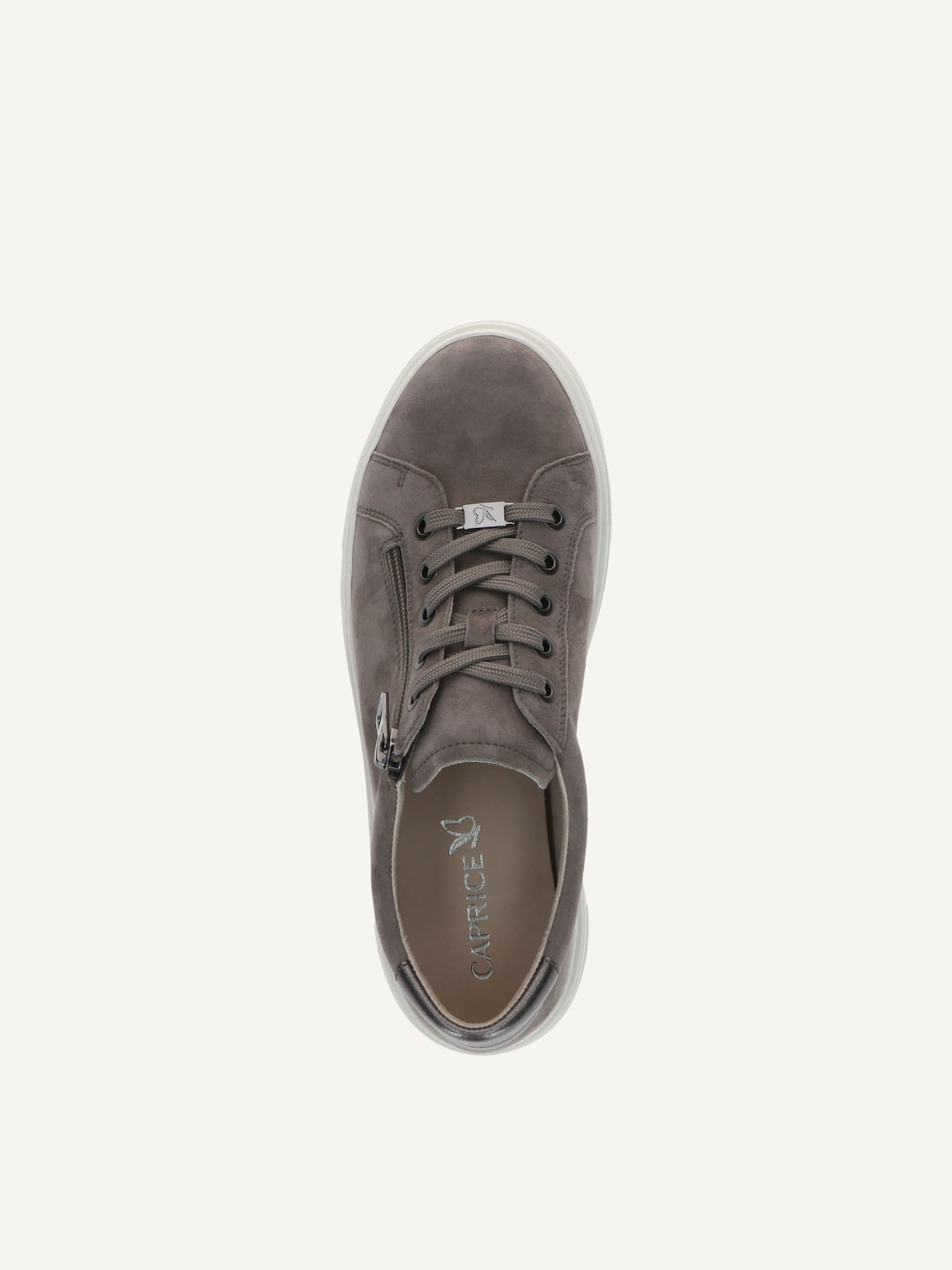 Caprice, Basket en cuir - beige DK TAUPE SUEDE, image 4 sur 5