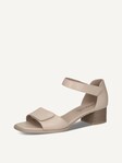 Not selected, Caprice, Leather Heeled sandal - white OFFWHITE NAPPA