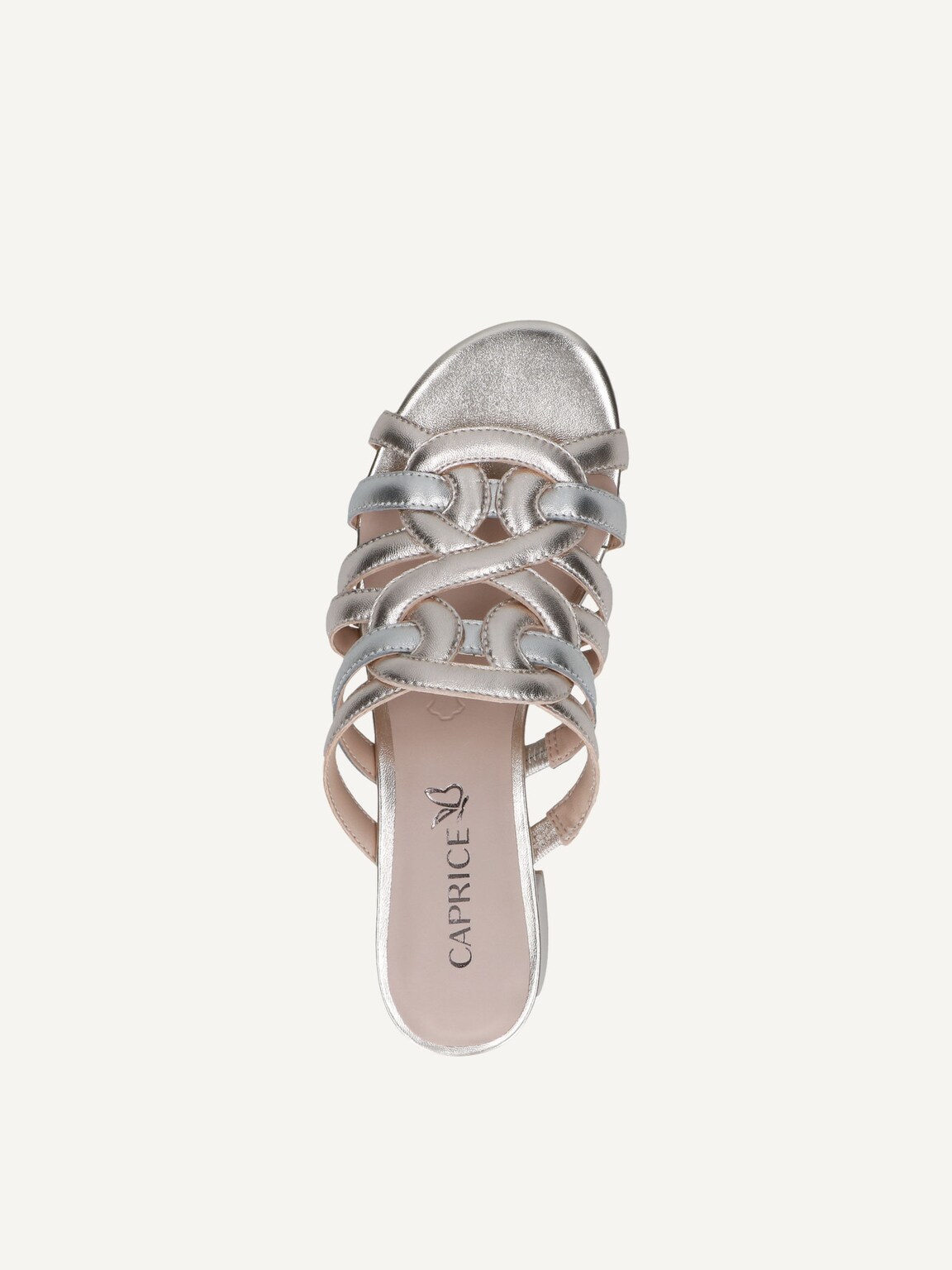 Caprice, Leather Mule - metallic LT.GOLD COMB, image 5 of 5