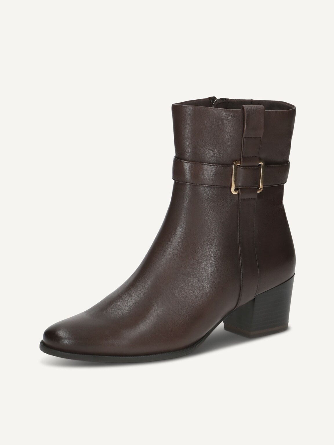 Caprice, Leather Bootie - brown DK BROWN NAPPA, image 1 of 6