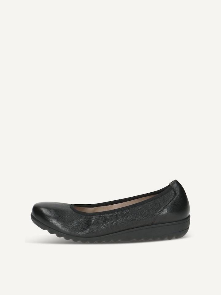 Caprice, Ballerine en cuir - noir BLACK NAPPA