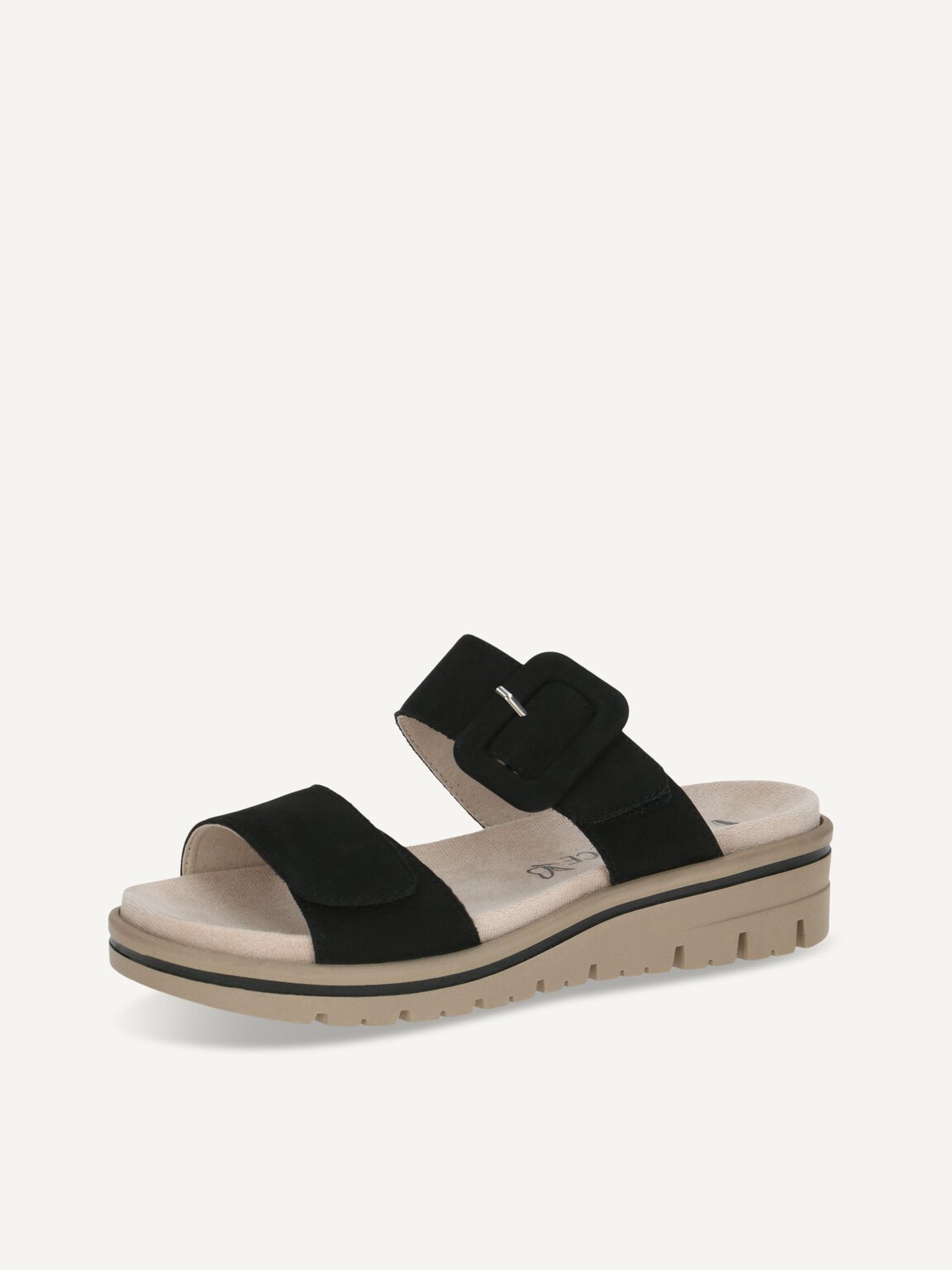 Caprice, Leather Mule - black BLACK NUBUC, image 1 of 5