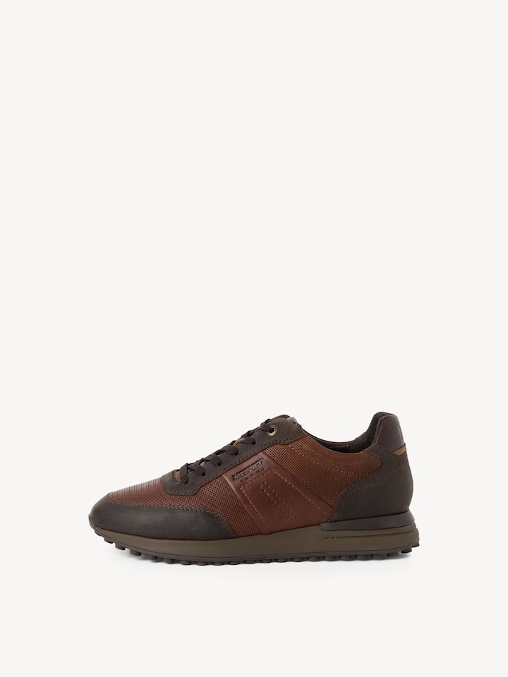 Marco Tozzi, Leather Sneaker - brown, BROWN COMB