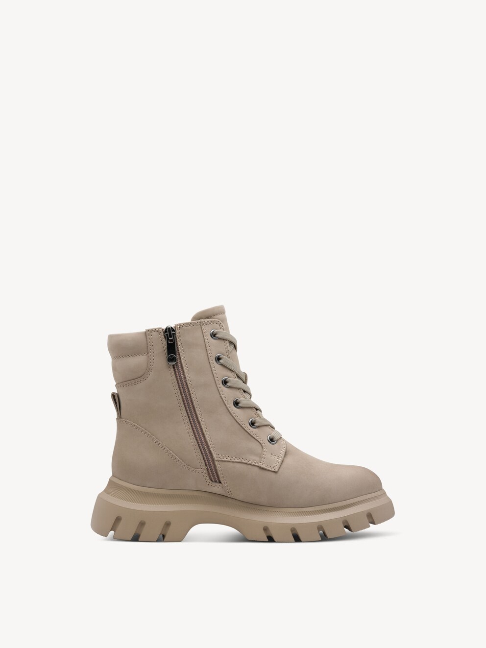 Marco Tozzi, Lederstiefelette - beige Warmfutter TAUPE, Bild 7 von 7