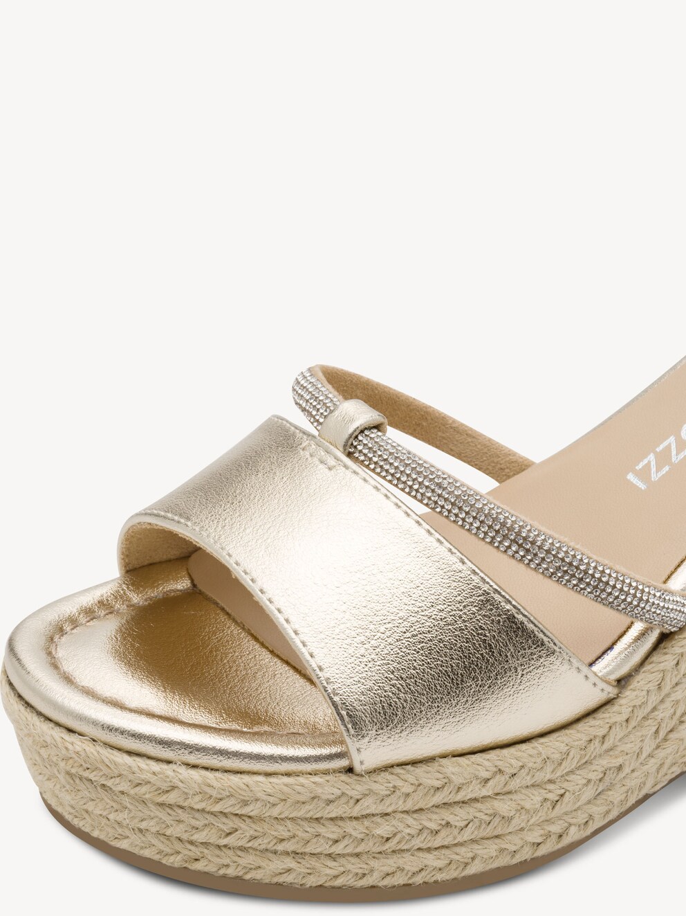 Marco Tozzi, Heeled sandal - metallic GOLD, image 4 of 6
