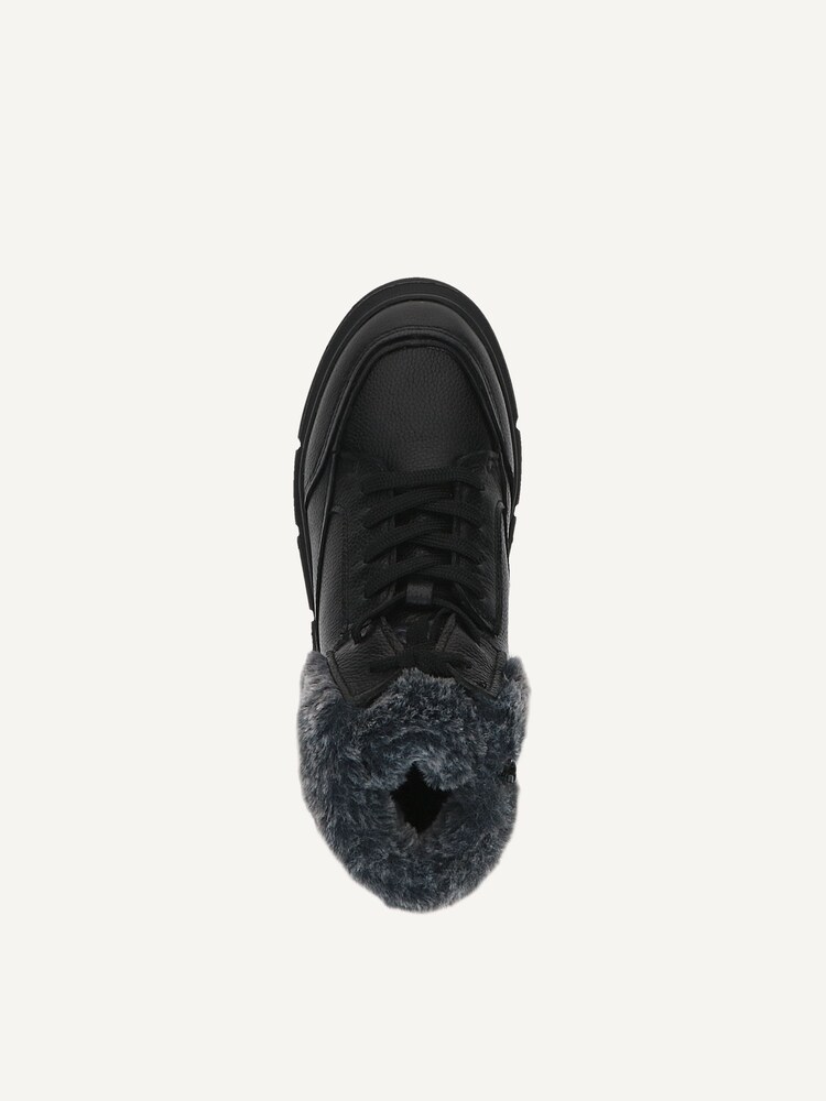 Caprice, Bottine en cuir - noir doublure chaude BLACK NAPPA, image 5 sur 6