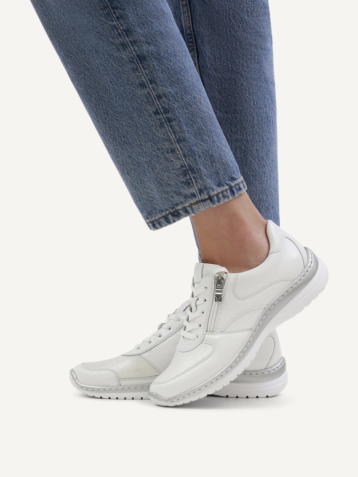 Caprice, Sneaker - white WHITE/SILVER, image 2 of 6