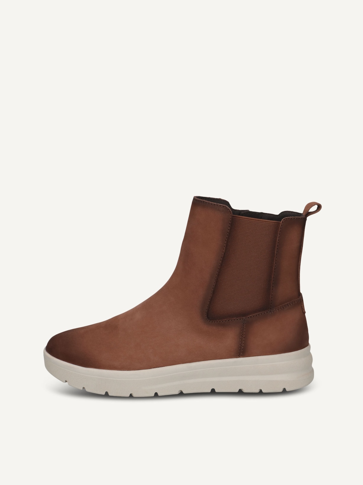 Caprice, Læder Chelsea boot - brun COGNAC NUBUC, billede 1 af 5