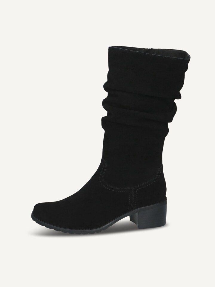 Caprice, Bottine en cuir - noir BLACK SUEDE