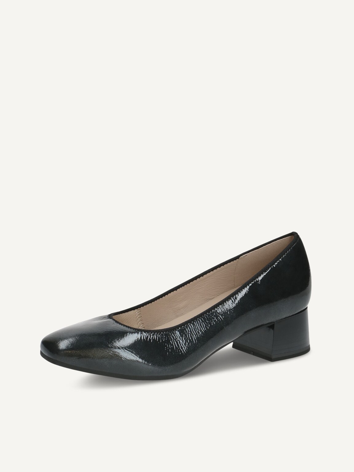 Caprice, Leather Pumps - grey STONE NAPLAK, image 1 of 5