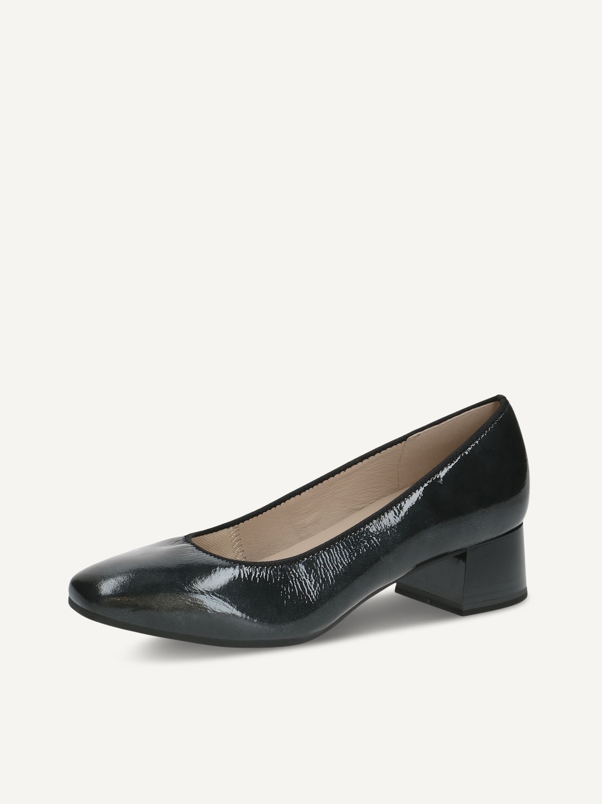 Caprice, Escarpin en cuir - gris STONE NAPLAK, Image 2 of 5