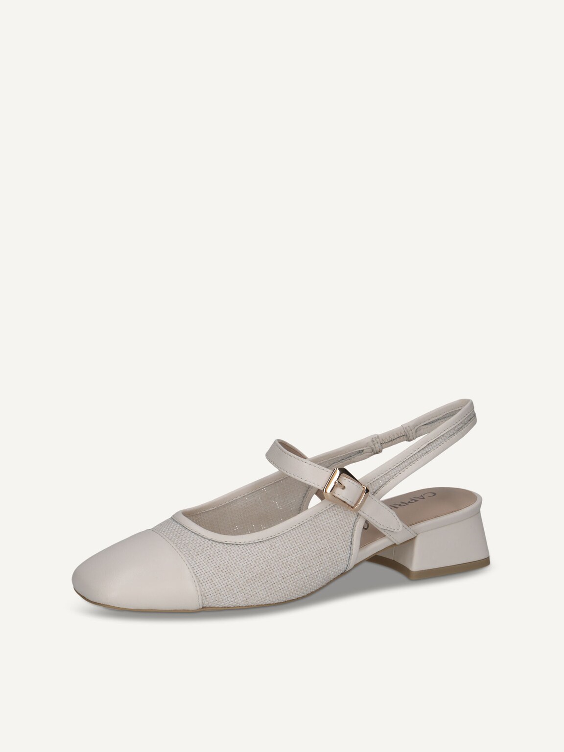 Caprice, Sling pumps - yellow VANILLA/OFFWH., image 1 of 5