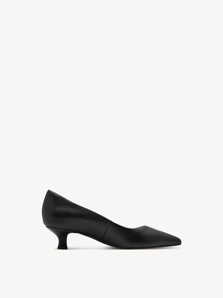 Marco Tozzi, Leather Pumps - black, BLACK NAPPA, Image 6 of 6