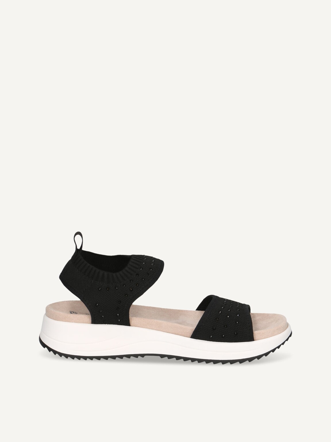 Caprice, Sandal - black BLACK KNIT, image 3 of 5