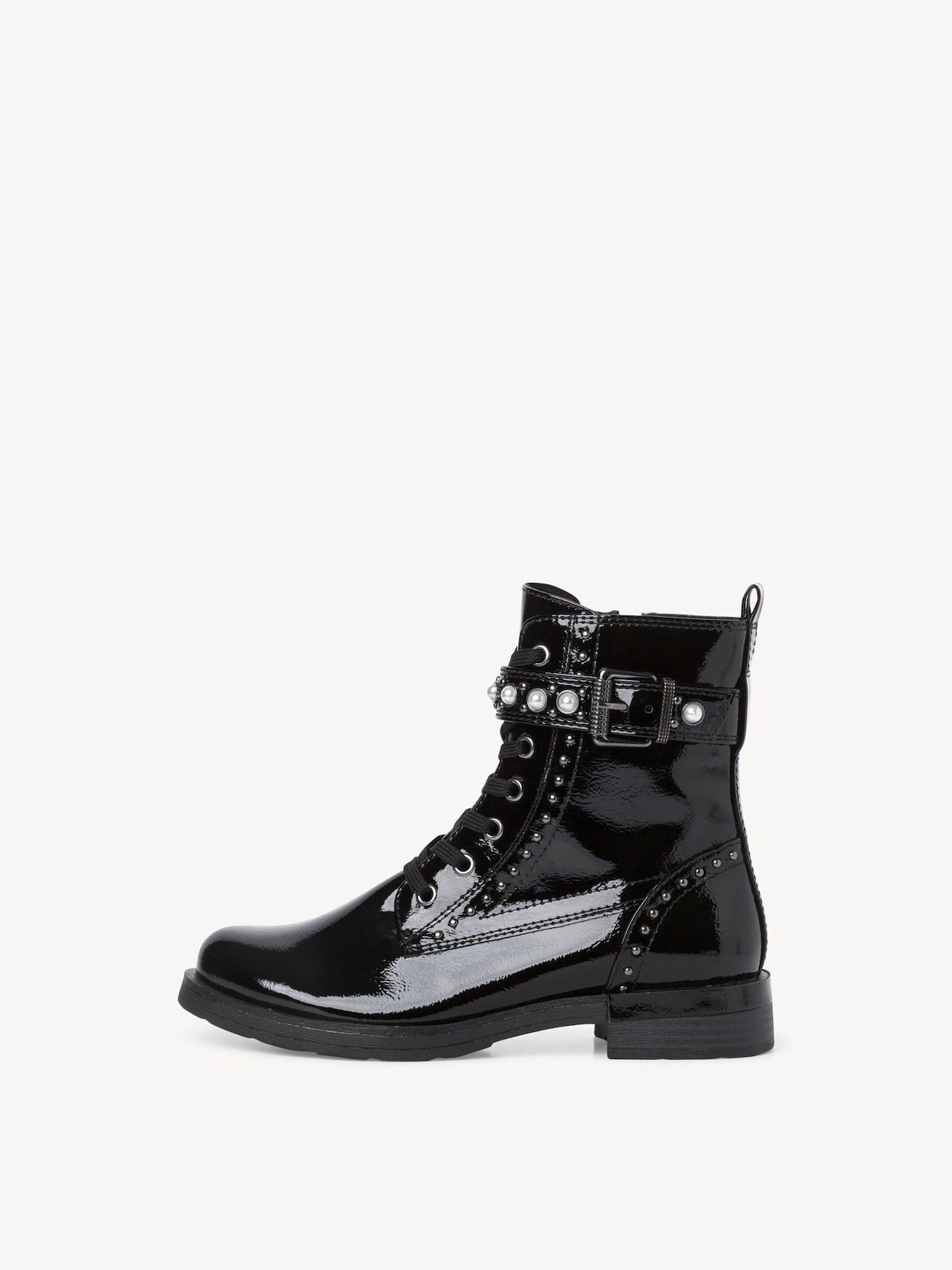 Marco Tozzi, Enkellaarsje - zwart BLACK PATENT, afbeelding 2 van 5