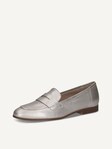 Not selected, Caprice, Leather Slipper - metallic PLATIN METAL.