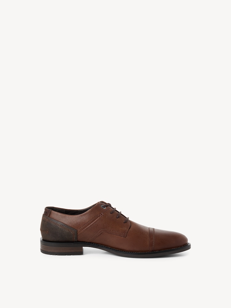 Marco Tozzi, Leather Low shoes - brown, COGNAC, Image 6 of 6