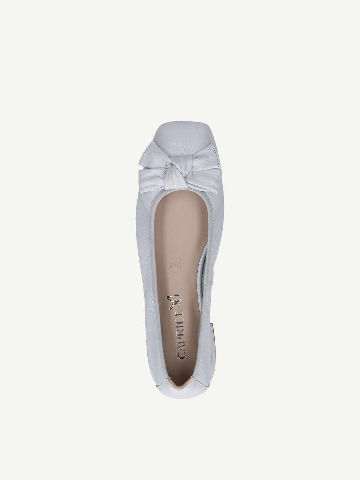 Caprice, Ballerine en cuir - bleu LT.BLUE PE.DEE, image 8 sur 11