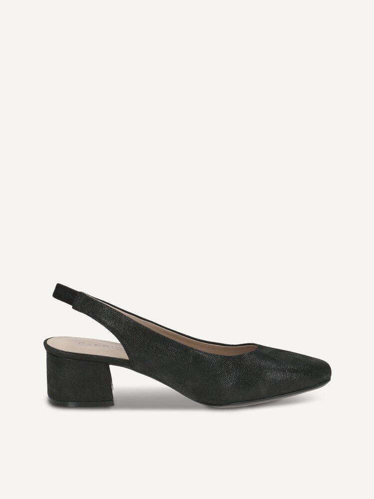 Caprice, Escarpin en cuir - noir BLACK METALLIC, image 3 sur 5