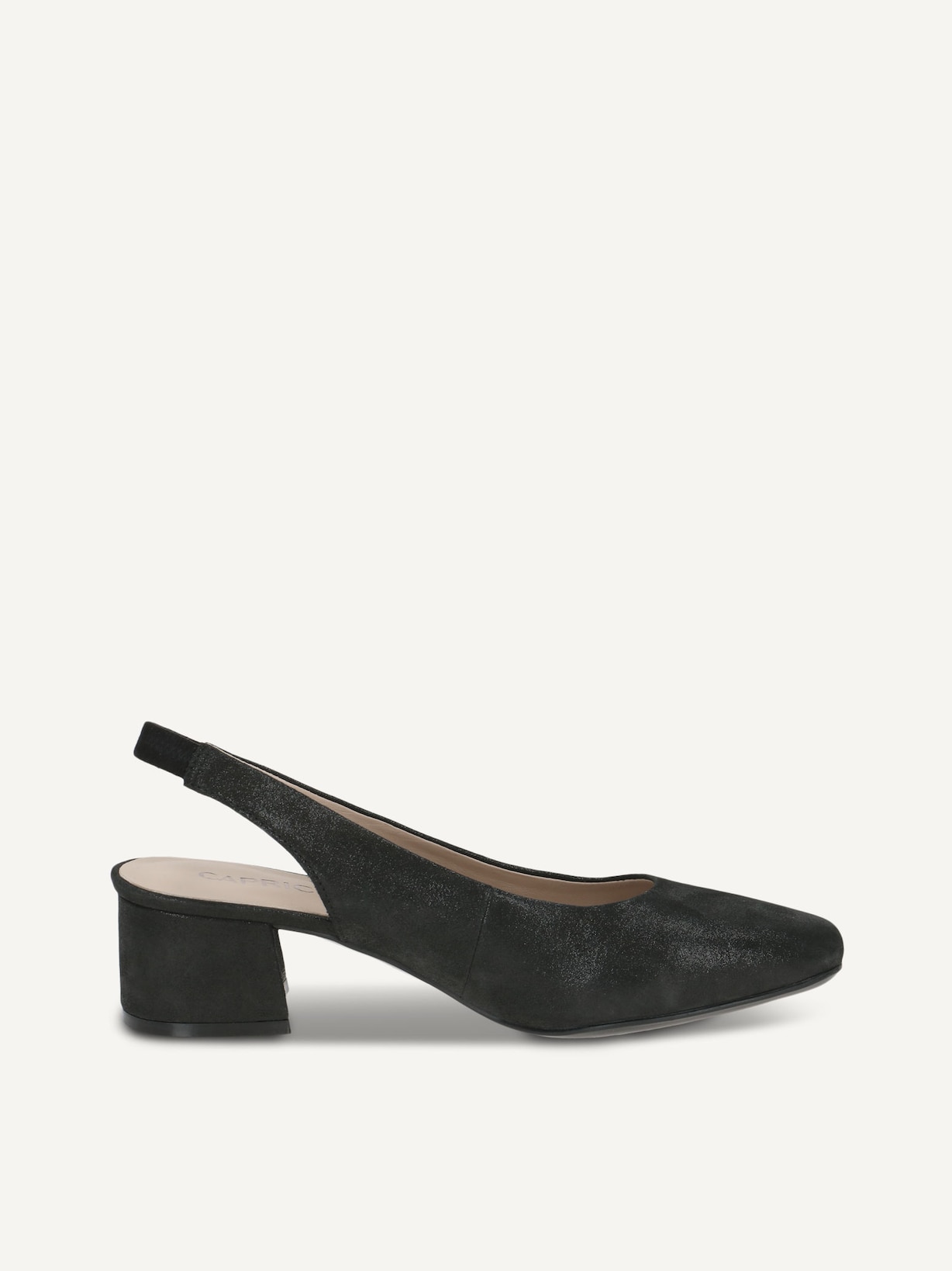 Caprice, Escarpin en cuir - noir BLACK METALLIC, image 3 sur 5