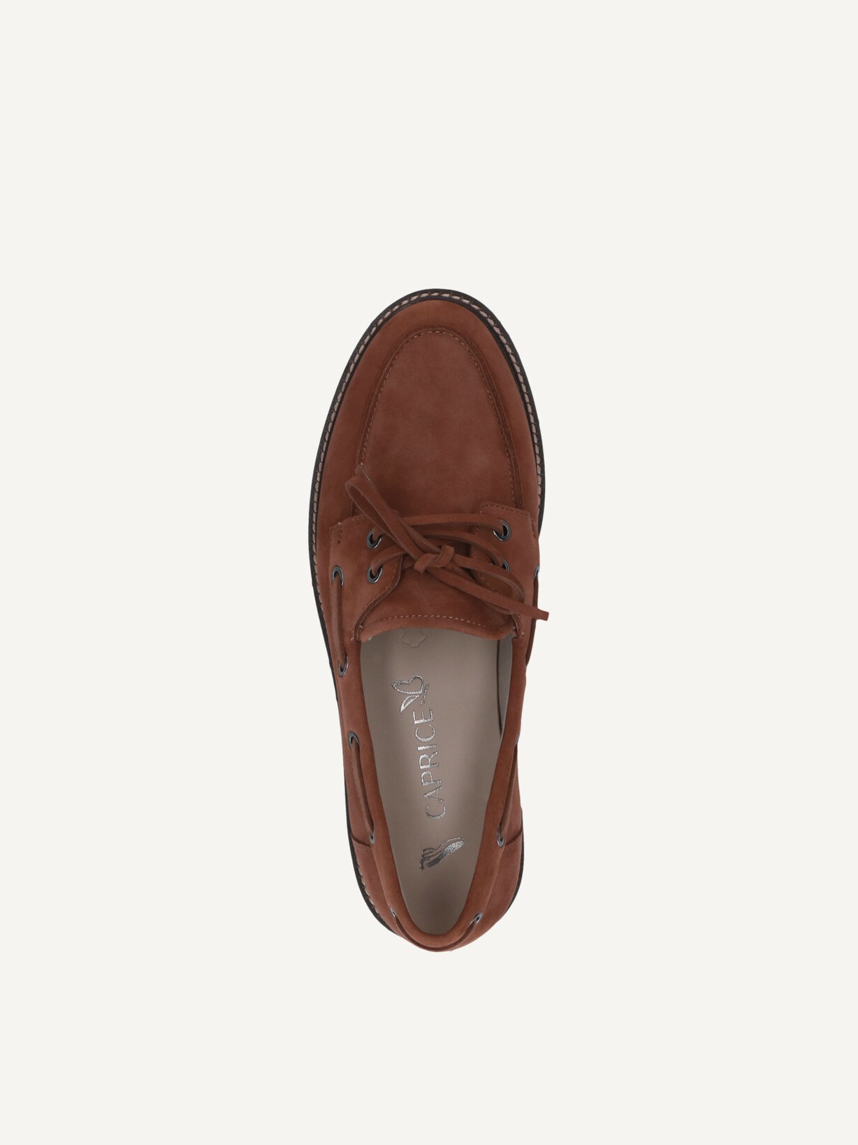 Caprice, Lederhalbschuh - braun COGNAC NUBUC, Bild 4 von 5