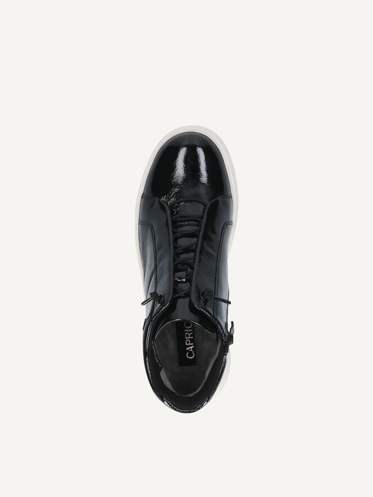 Caprice, Basket en cuir - noir BLACK NAPLAK, image 4 sur 5