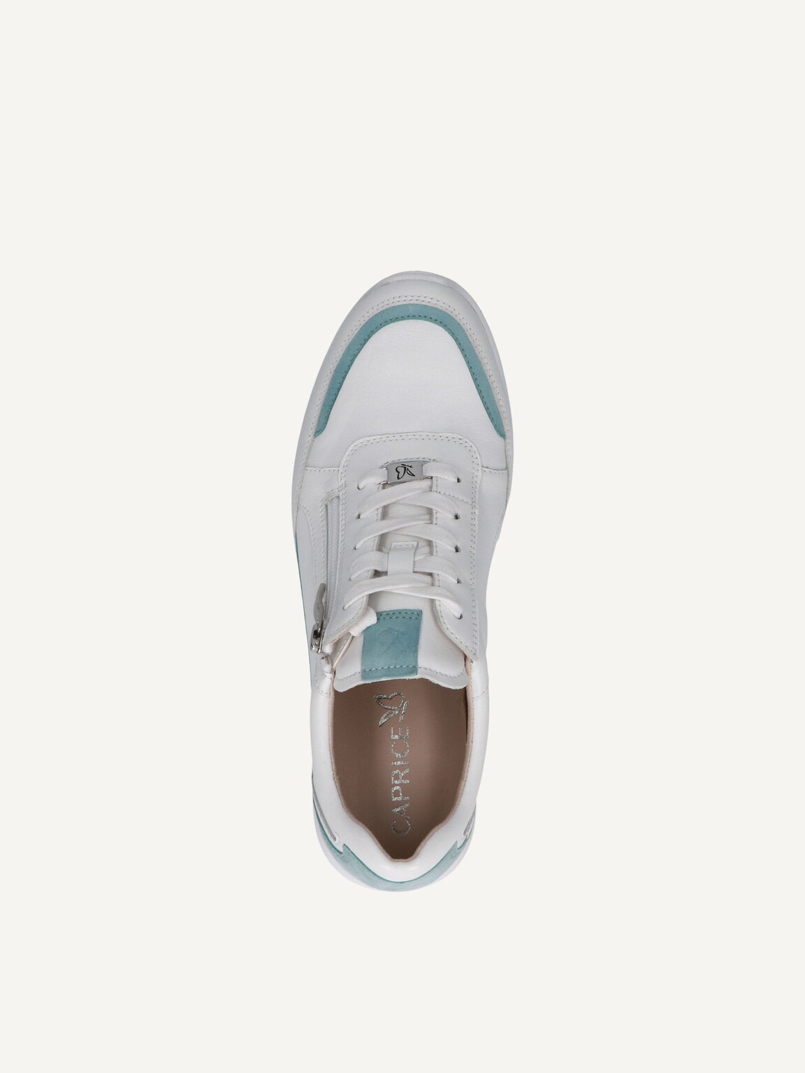 Caprice, Leather Low shoes - black WHITE/LT.BLUE, image 5 of 5