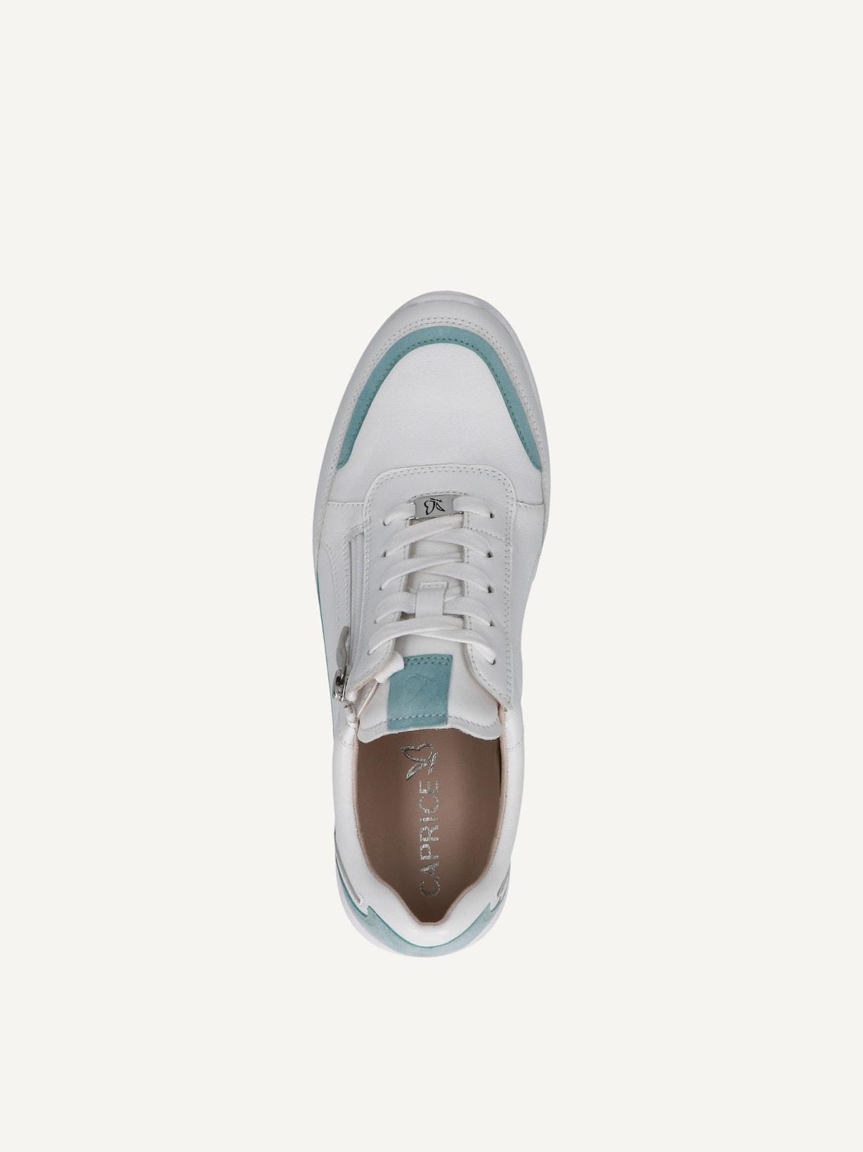 Caprice, Derbie en cuir - noir WHITE/LT.BLUE, image 4 sur 5