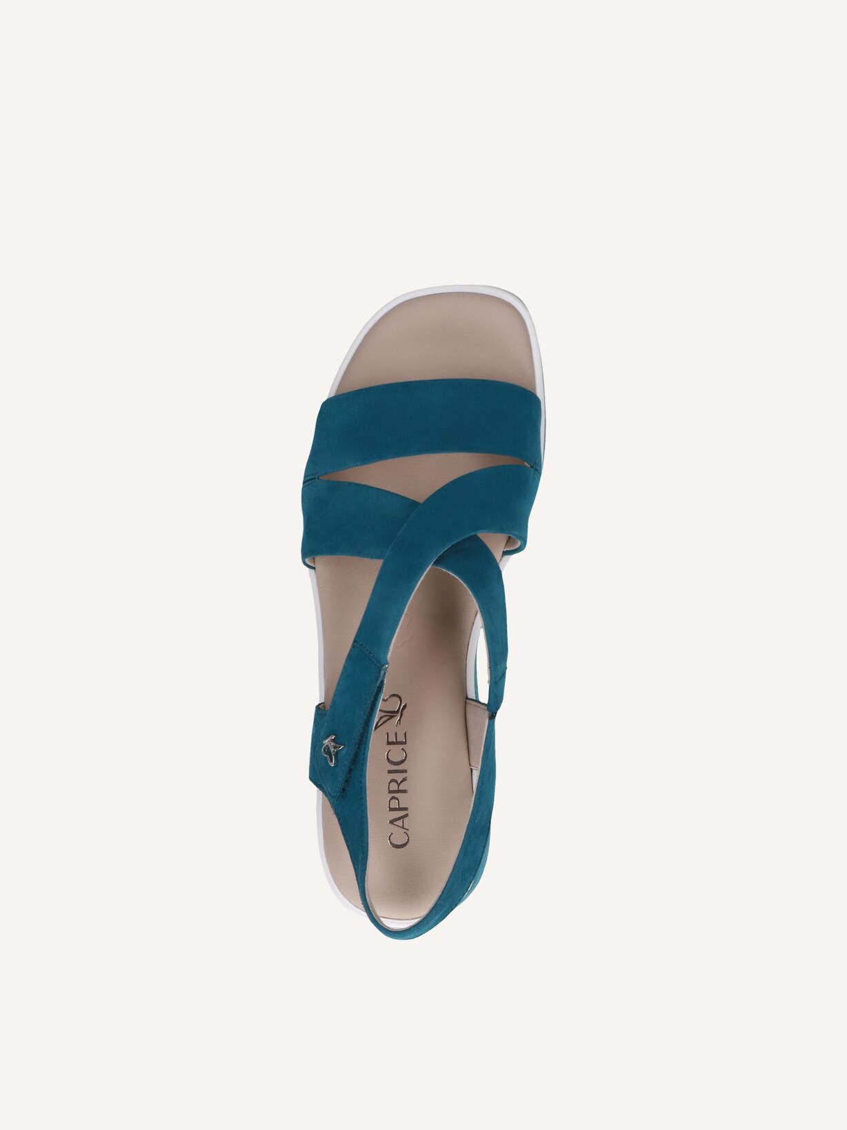 Caprice, Sandale en cuir - bleu BLUE NUBUC, image 4 sur 5